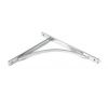 Satin Chrome Apperley Shelf Bracket (314mm x 250mm)