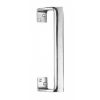 Cranked Pull Handle - Polished Chrome