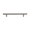 Heritage Brass Cabinet Pull Bar Design 160mm CTC Polished Nickel Finish