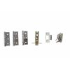 Atlantic Latch Pack [CE] 2.5" (Latch x1) + 3"x2" (Hinge x3) - Polished Chrome