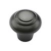 Heritage Brass Cabinet Knob Round Bead Design 32mm Matt Bronze finish