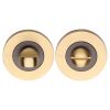 Heritage Brass Thumbturn &amp; Emergency Release Matt Bronze/Satin Brass finish