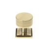 Aged Brass Kelso Cabinet Knob - 32mm (Square)