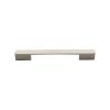 Heritage Brass Cabinet Pull Bridge Design 96mm CTC Satin Nickel Finish