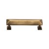 Heritage Brass Cabinet Pull Pyramid Design 96mm CTC Antique Brass Finish