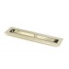 Polished Nickel 250mm Plain Rectangular Pull