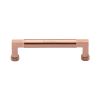 Heritage Brass Cabinet Pull Bauhaus Design 128mm CTC Satin Rose Gold Finish