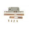 Polished Bronze 50mm Sliding Door Lock