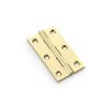 Alexander & Wilks - Heavy Pattern Solid Brass Cabinet Butt Hinge - Polished Brass - 3"