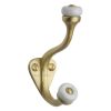 Heritage Brass Hat & Coat Hook Satin Brass Finish