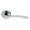 Serozzetta Cumulus Lever On Rose - Polished Chrome/Satin Chrome