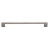 Heritage Brass Cabinet Pull Metro Design 256mm CTC Satin Nickel Finish