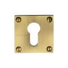 Heritage Brass Euro Profile Cylinder Escutcheon Antique Brass finish