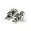 Polished Chrome Beehive Quadrant Fastener - Narrow