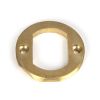 Polished Brass Round Euro Escutcheon (Beehive)