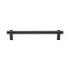 Heritage Brass Cabinet Pull Industrial Design 160mm CTC Matt Bronze Finish