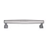 Heritage Brass Cabinet Pull Deco Design 160mm CTC Satin Chrome Finish