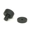 Matt Black Brompton Cabinet Knob - 25mm (Plain)