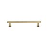 Heritage Brass Cabinet Pull Step Design with 16mm Rose 128mm CTC Polished Brass finish