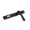 Matt Black Hammered Newbury Slimline Espag. Lock Set