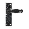 Black Lever Latch Set