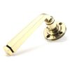 Aged Brass Avon Round Lever on Rose Set (Art Deco) - Unsprung