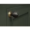 Ebony and AB Beehive Cabinet Knob 35mm