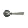 Pewter Newbury Lever on Rose Set (Art Deco) - Unsprung