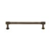 Heritage Brass Cabinet Pull Phoenix Design with 16mm Rose 160mm CTC Antique Brass finish