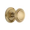 Heritage Brass Mortice Knob on Rose Goodrich Design Satin Brass finish