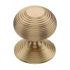 Heritage Brass Centre Door Knob Reeded Design 3 1/2 Satin Brass Finish
UK Registered Design Number 6241152

&nbsp;