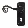 Black Monkeytail Lever Lock Set