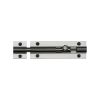 Heritage Brass Door Bolt Straight 4" x 1.25" Polished Chrome finish