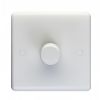 Eurolite Enhance White Plastic 1 Gang Dimmer White