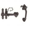 Antique Thumb Latch Set - Black Antique