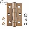 Eclipse 14852MAB - 76x51x2mm MAB Ball Bearing Hinge Grade 7 - (Pair) - Antique Brass