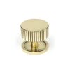 Aged Brass Judd Cabinet Knob - 38mm (Plain)