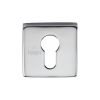 Sorrento Concealed Square Euro Escutcheon Polished Chrome finish