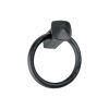 Quadrate Ring Drop Pull Matt Black