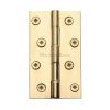 Heritage Brass Hinge Brass 4" x 2 3/8" Polished Brass finish