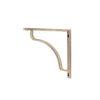 Burnished Brass Abingdon Shelf Bracket (150mm x 150mm)