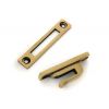 Aged Brass Locking Brompton Fastener – LH