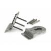 Pewter 50mm Euro Door Pull (Back to Back fixings)