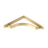 Satin Brass Abingdon Shelf Bracket (200mm x 200mm)