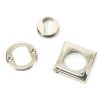 Polished Nickel Round Euro Escutcheon (Square)