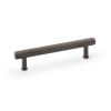 Alexander & Wilks - Crispin Reeded T-bar Cupboard Pull Handle - Dark Bronze PVD - 128mm