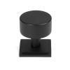 Matt Black Kelso Cabinet Knob - 32mm (Square)