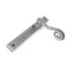 Pewter Monkeytail Slimline Lever Espag. Latch Set - LH