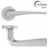 Eclipse 63222 - Lanza Insignia Lever On Rose - Satin Nickel