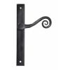 Black Monkeytail Slimline Lever Espag. Latch Set - LH